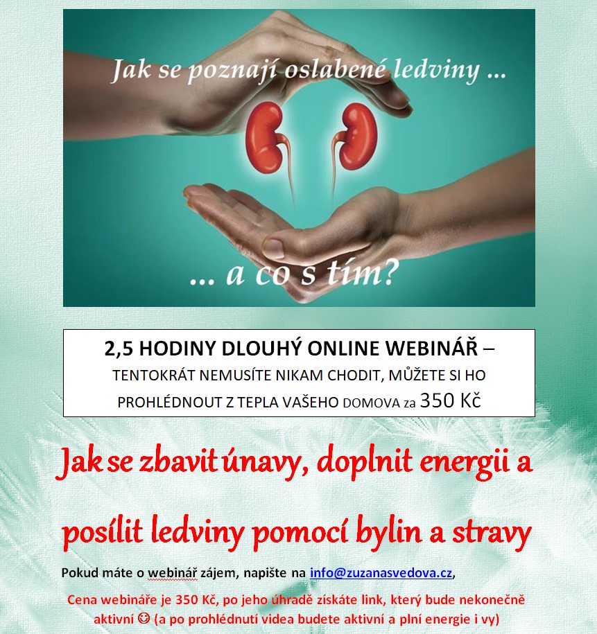 Online kurz ledviny únava byliny strava Mlčoch Švédová